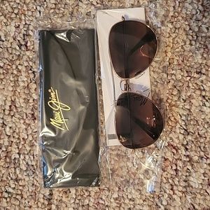 Maui Jim Gold Mavericks Sunglasses